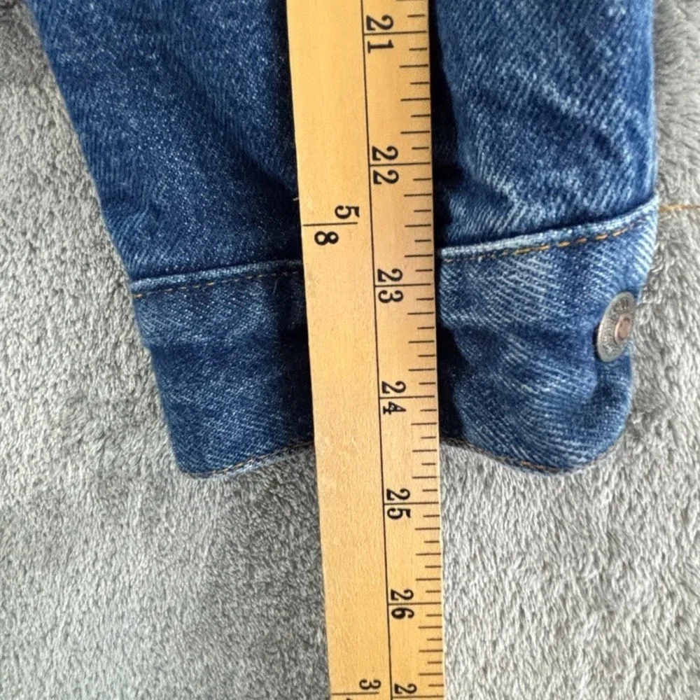 Vintage Levi's Sherpa Lined Denim Trucker Jacket Mens 44R Type III‎ USA 1980s